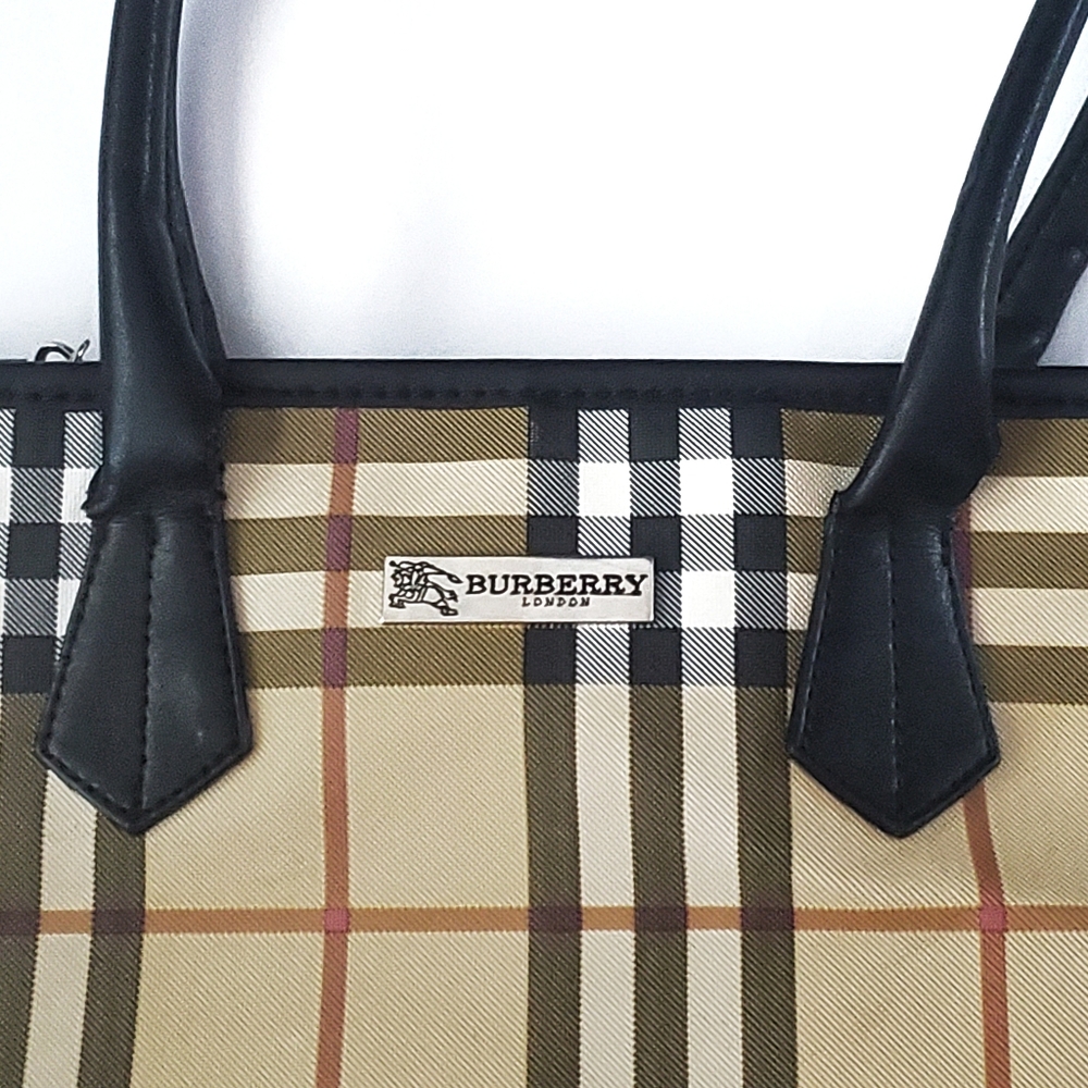 Authentic Vintage Burberry Nova Check Mini Tote - Picture 5 of 16